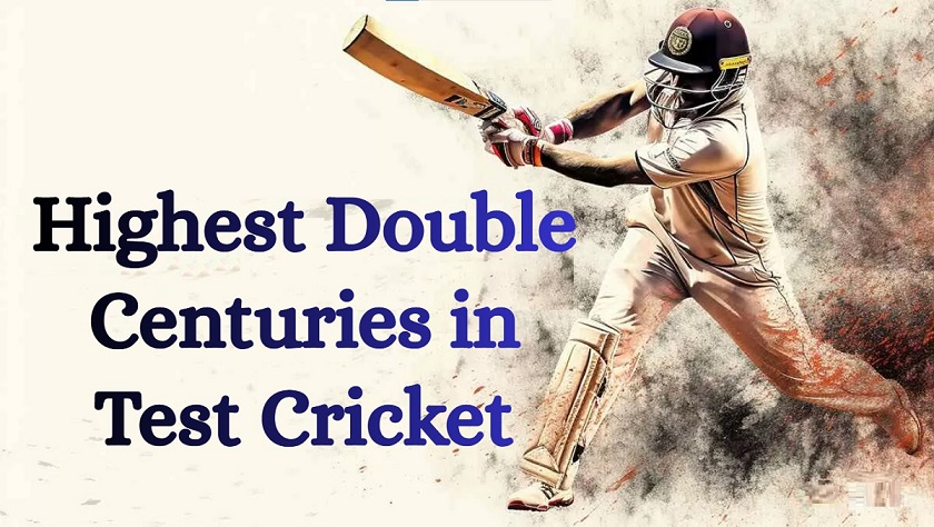 Highest Double Centuries in Test Cricket