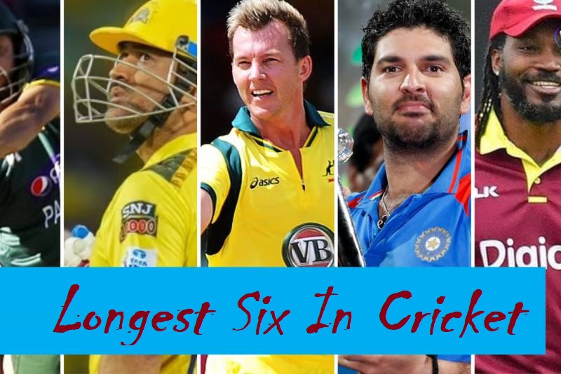 longest six in cricket